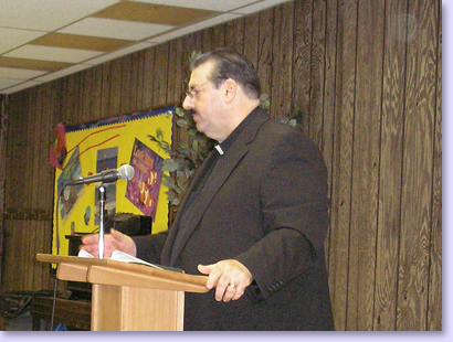 Pastor Andy speaking